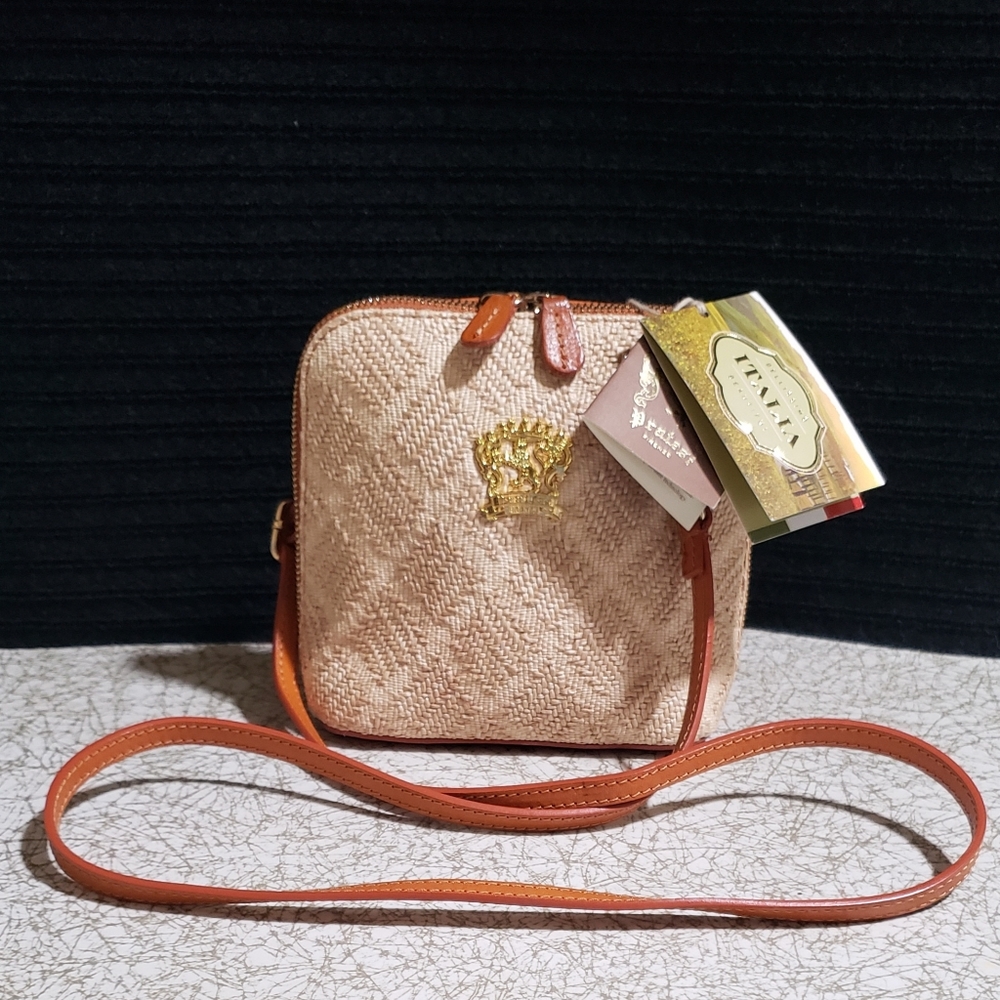 SOLD SOLD Pratesi Firenze Small Italian Leather Crossbody Purse NWT